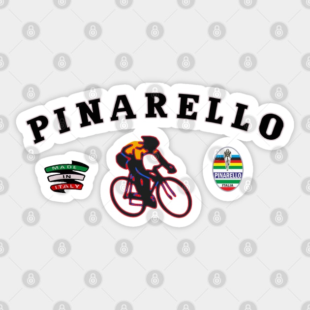 Pinarello Cycles Italy Sticker by Midcenturydave